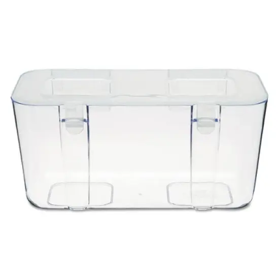 Deflecto Stackable Caddy Organizer, Medium, Clear, 8.8" x 4" x 4.38" image {6}
