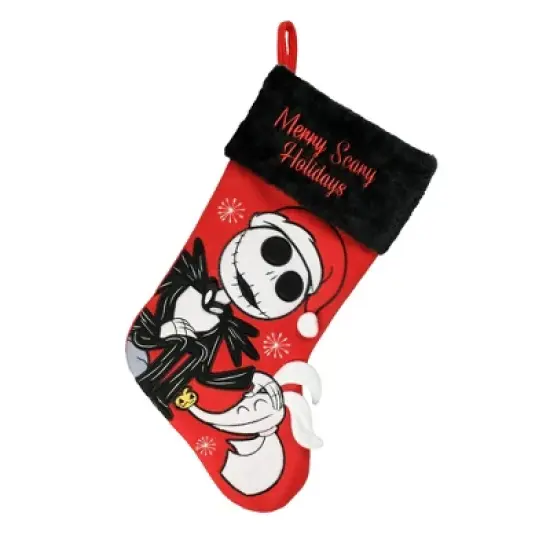 The Nightmare Before Christmas Jack Skellington Holiday Stocking 20" image {1}