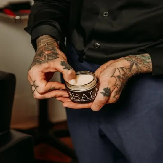 18.21 Man Made Nourishing Mens Beard Balm, Spiced Vanilla- 2oz image {8}