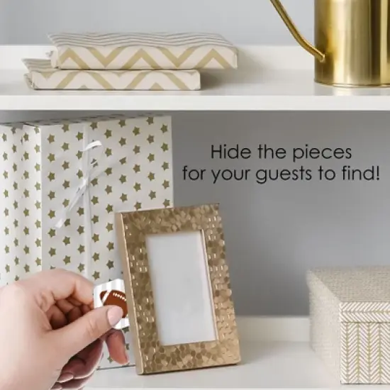 Big Dot of Happiness Go, Fight, Win - Sports - Baby Shower or Birthday Party Scavenger Hunt - 1 Stand and 48 Game Pieces - Hide and Find Game image {2}