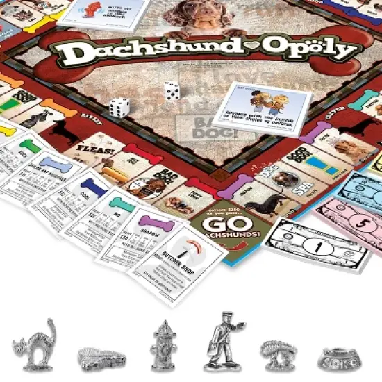 Late for the Sky: Dachshund-Opoly Monopoly Board Game image {3}