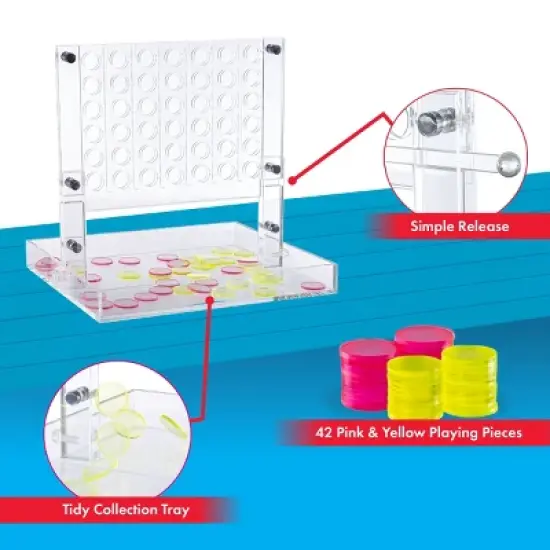 Trademark Games Acrylic 4 in a Row Game image {3}