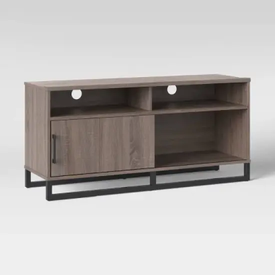 Mixed Material TV Storage Stand for TVs up to 54" with Sliding Doors - Room Essentials&trade; image {2}