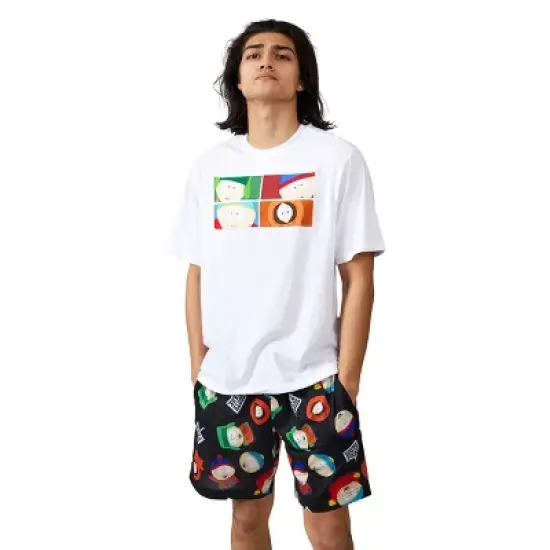 South Park Main Character Grid Men's 2-Pack T-shirt & Lounge Short Sleep Set image {1}
