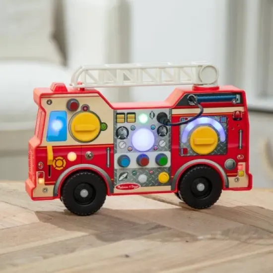 Melissa & Doug Lights & Sounds Fire Truck Activity Board image {8}
