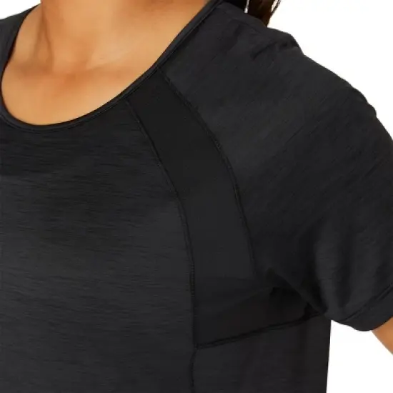 ASICS Women's SHORT SLEEVE PR LYTE TOP Running Apparel 2012B428 image {4}