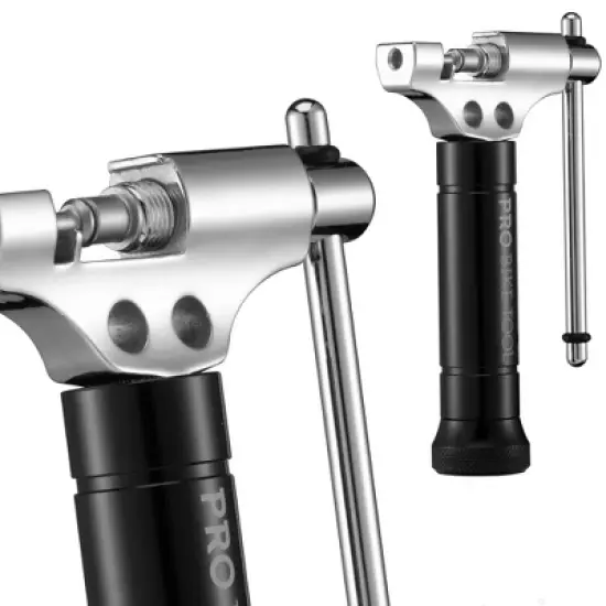 PRO BIKE TOOL Universal Chain Tool with Spare Pushing pin - Compatible with 8-12 Speed Chains Chain Splitter - Black image {3}