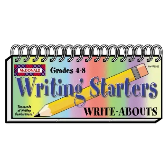 McDonald Publishing Writing Starters Write-Abouts, Grade 4-8, Pack of 2 image {1}
