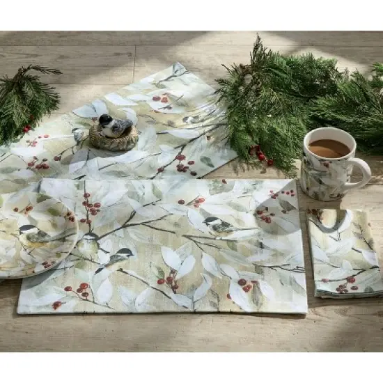 Park Designs Winter Garden Table Runner 13" X 36" image {1}
