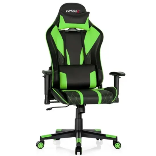Costway Gaming Chair Adjustable Swivel Computer Chair w/ Dynamic LED Lights image {11}