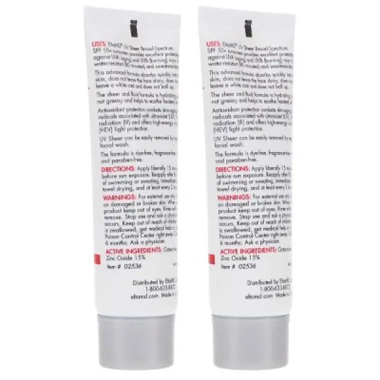 Elta MD UV Sheer Broad Spectrum SPF 50+ 1.7 oz 2 Pack image {2}