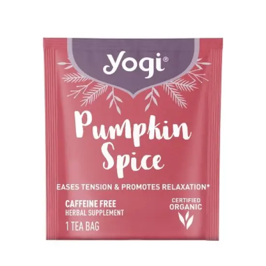 Yogi Pumpkin Spice Tea Bags - 16ct image {4}