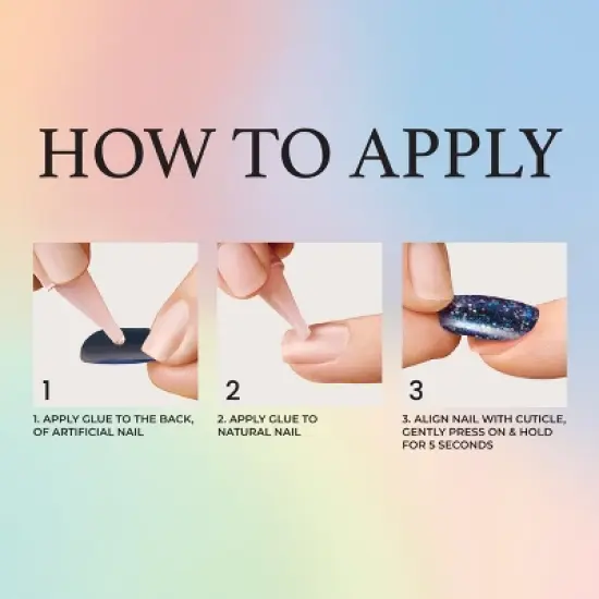 KISS Products Voguish Fantasy Fake Nails - Golden Warmth - 31ct image {2}