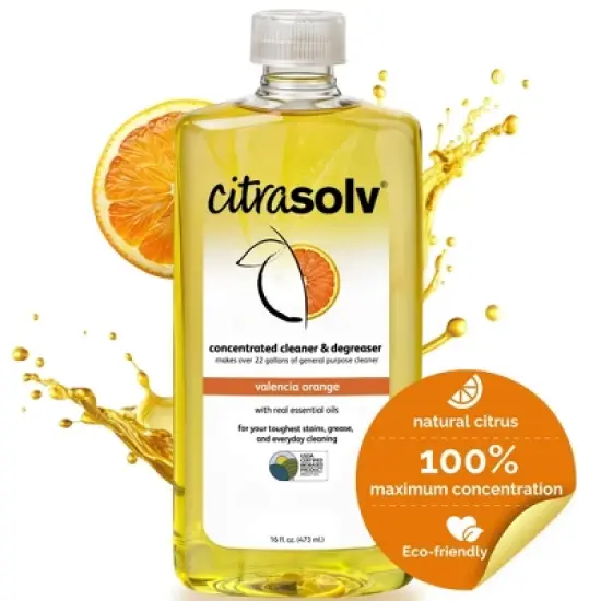Citra Solv Concentrated Cleaner & Degreaser, Deodorizer, Home & Outdoor, Adhesive Remover, Natural Orange Oil image {11}
