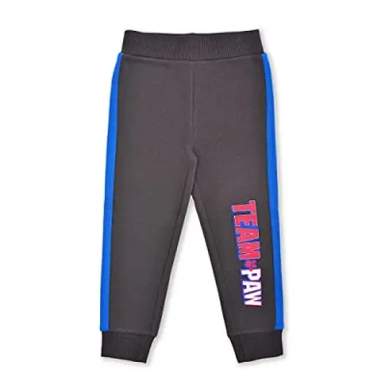 Nickelodeon Boy's Paw Patrol 3 Piece Active Wear Coordinates, Graphic Printed Zip Up Hoodie, T-Shirt, and Joggers Set for toddler image {1}