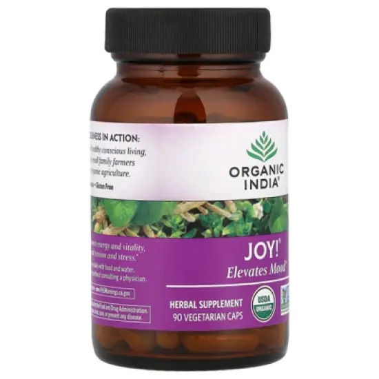 Organic India Joy!&reg; Elevates Mood, 90 Vegetarian Caps image {3}