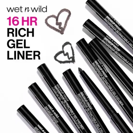 Wet n Wild Megalast Breakup Proof Retractable Waterproof Eyeliner - Dark Waterproof Brown image {4}