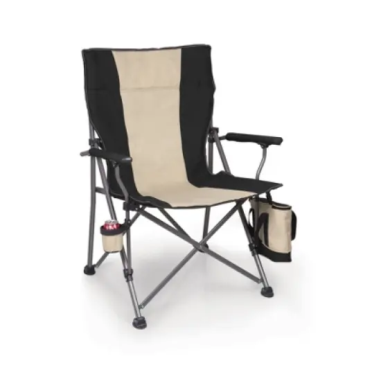 Oniva Big Bear Folding Camp Chair with Cooler XL - Black image {3}