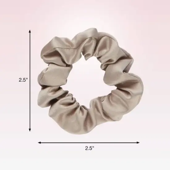 sc&uuml;nci Classic Comfort Mini Satin Scrunchies - Pinks/Tans - All Hair - 5pcs image {3}