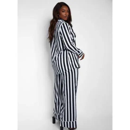 Women's Anita Striped Oversized Blouse image {3}