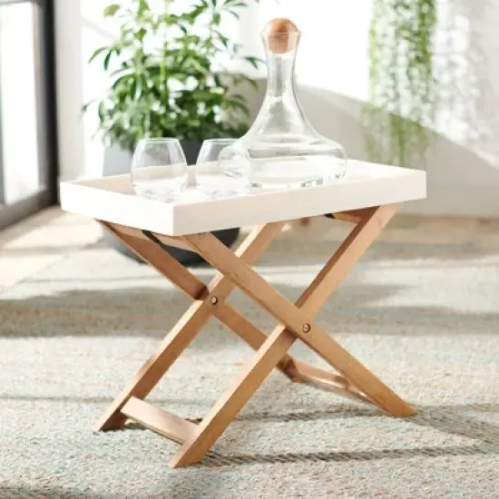 Alten Side Table - Natural/Beige - Safavieh image {1}