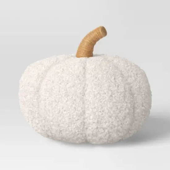 Teddy Boucle Shaped Pumpkin - Threshold&trade; image {3}