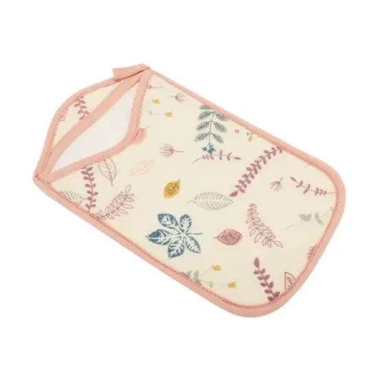 Unique Bargains Double Side Artistic Style Shower Gloves 9.29"&times;5.55" Pink 1 Pc image {3}