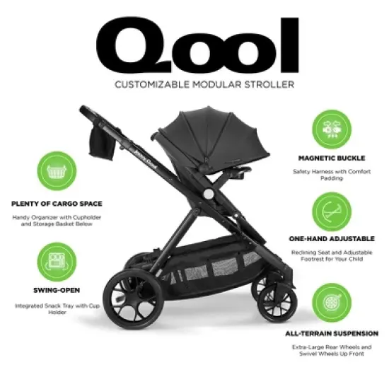 Joovy 2022 Qool Single, Double, Triple Stroller image {1}