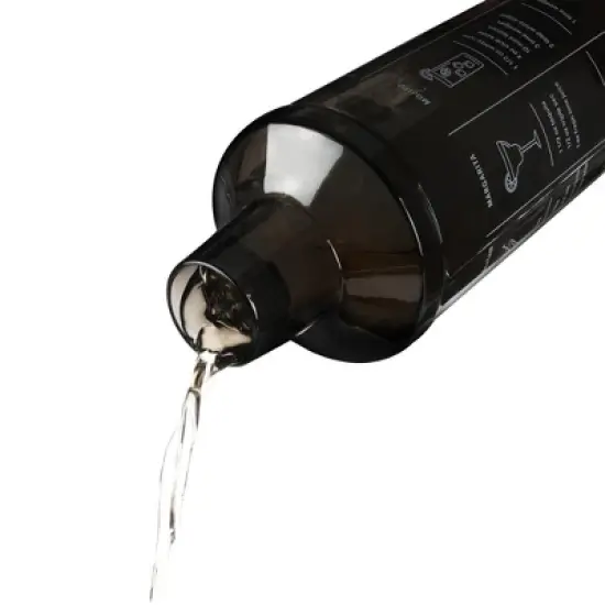 True Smoke Recipe Shaker, Tinted Plastic Cocktail Shaker, Includes 7 Drink Recipes with Measurements, Gray Finish image {6}