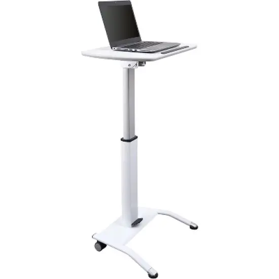 Stand Up Desk Store Pneumatic Adjustable Height Tilting Laptop Lectern Speakers Podium image {5}