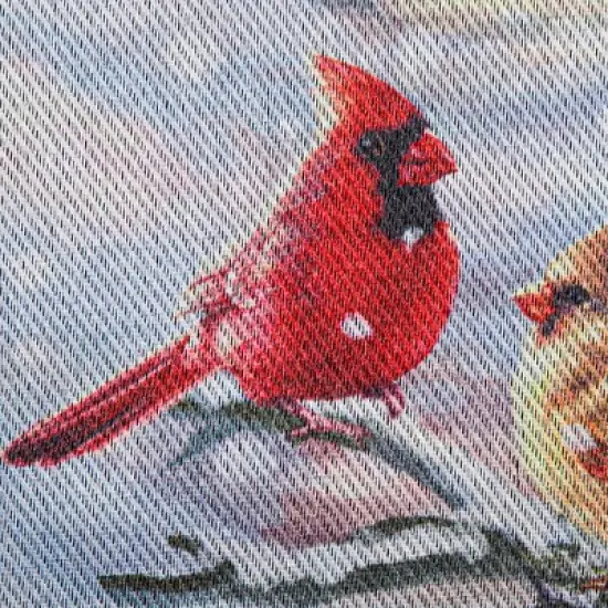 Cottage in the Snow Garden Lustre Flag image {3}