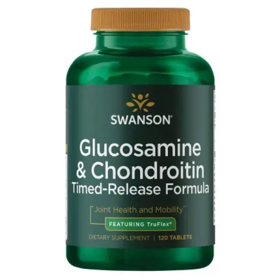 Swanson Glucosamine & Chondroitin Timed-Release - Featuring Truflex 120 Tablets image {5}