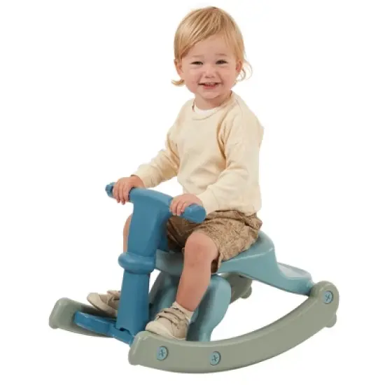 ECR4Kids Sit-N-Rock, Rocking Horse, Seafoam image {3}