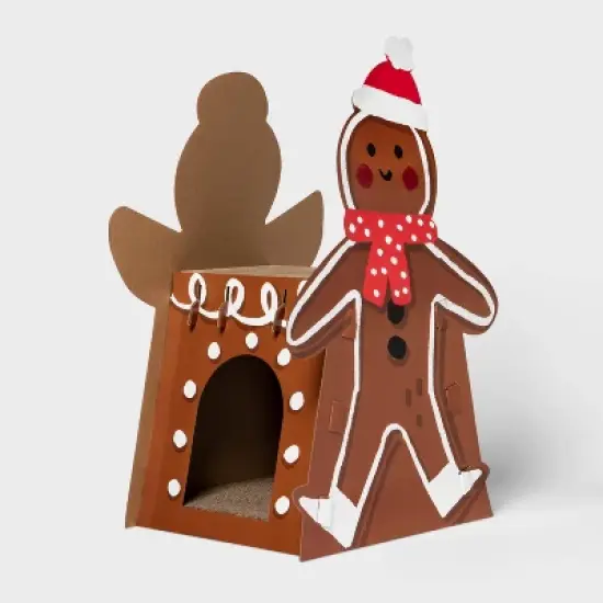 Gingerbread Playhouse 2 Story Cat Scratcher - Wondershop&trade; image {3}