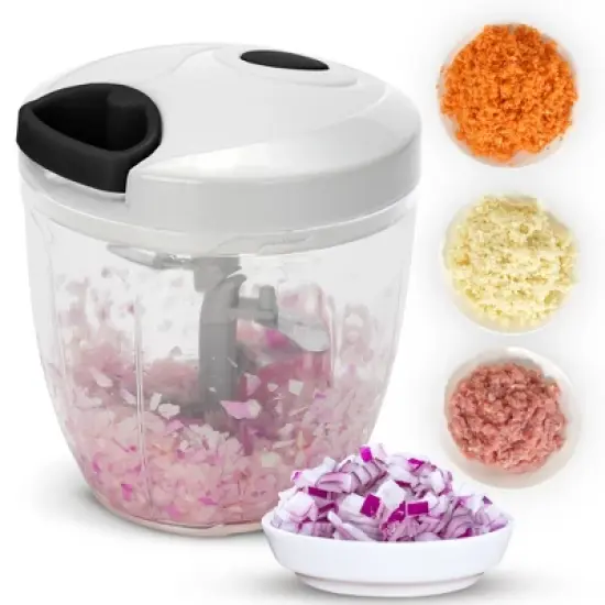 Cheer Collection Pull-String Vegetable Chopper, 30oz Manual Food Processor image {8}