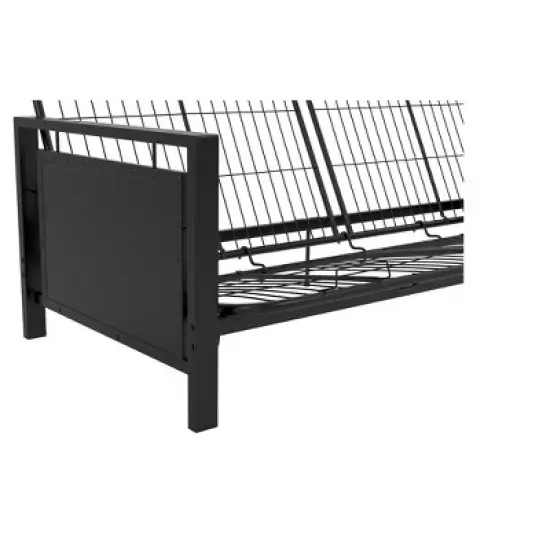 Henley Metal Arm Futon Frame Black Metal - Dorel Home Products image {3}