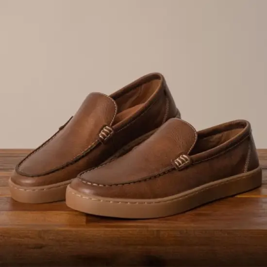 Dockers Mens Varian Genuine Leather Casual Slip-On Loafer Shoe image {6}