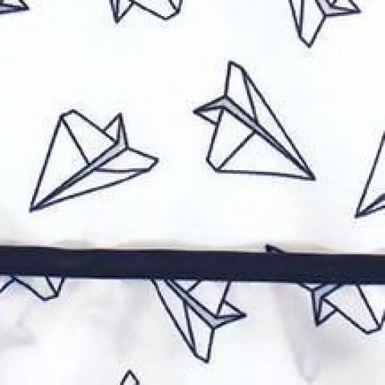 Hudson Baby Infant Boy Waterproof Polyester Bibs 5pk, Paper Airplane image {2}