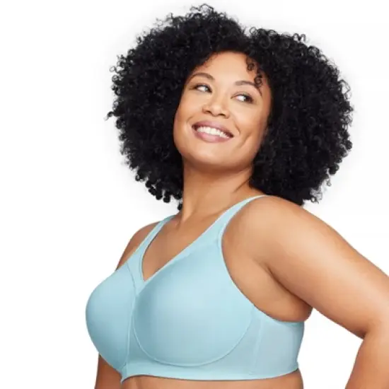 Glamorise Womens MagicLift Seamless Sports Wirefree Bra 1006 Frosted Aqua image {2}