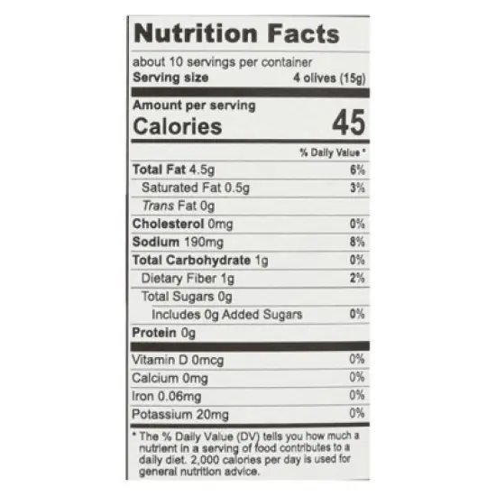 Divina Organic Pitted Kalamata Olives - Case of 6/6 oz image {5}