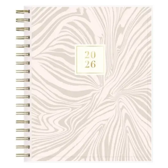Blue Sky Rachel Parcell Daily/Monthly Planning Calendar 7"x9" Ella Tan Clear Pocket Cover image {14}