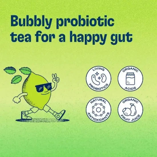 Health-Ade Mint Limeade Kombucha - 16 fl oz image {2}