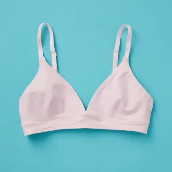 Yellowberry Girls' Triangle Full-Coverage Bra with Convertible Straps image {2}