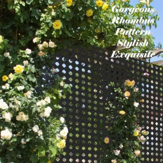 PAGED Metal Balcony Privacy Screens Outdoor and Panels with Free Standing, Freestanding Outdoor Privacy Screen, Privacy Fence Screen image {2}