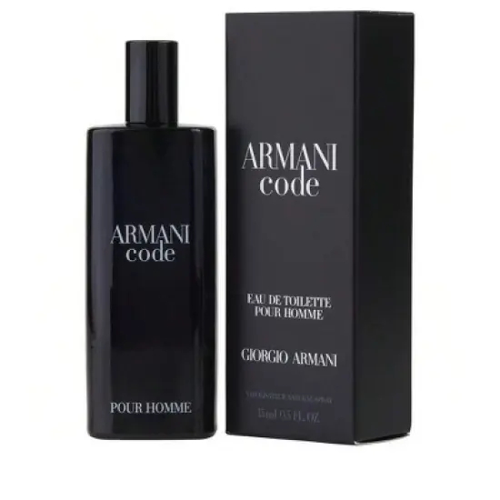 Armani Code By Giorgio Armani Tonka Bean, Tobacco, Leather, Star Anise, Olive Blossom Men Edt Spray 0.5 Oz 2004 Romantic 0.5 Oz Fragrance image {1}