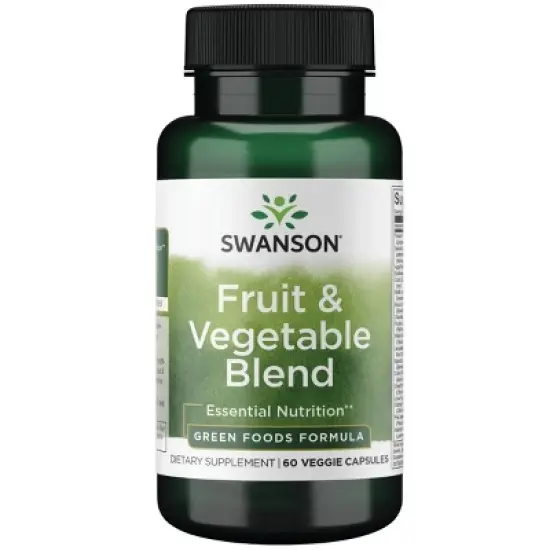 Swanson Herbal Supplements Fruit & Vegetable Blend Veggie Capsule 60ct image {4}