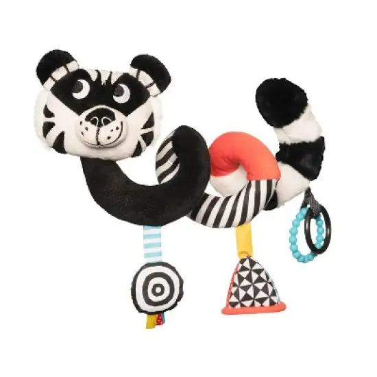 Manhattan Toy Wimmer Ferguson Tiger Baby Spiral for Cribs and Travel Accessories with Rattle, Discovery Mirror and Teethers image {1}