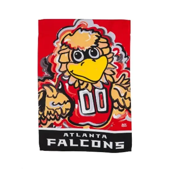 Evergreen NFL Atlanta Falcons Garden Suede Flag 12.5 x 18 Inches Indoor Outdoor Decor image {1}