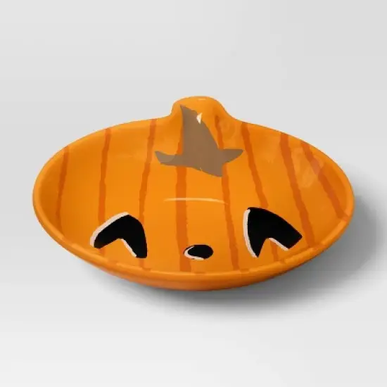 7.3 fl oz Melamine Figural Pumpkin Cereal Bowl - Hyde and EEK! Boutique&trade; image {2}