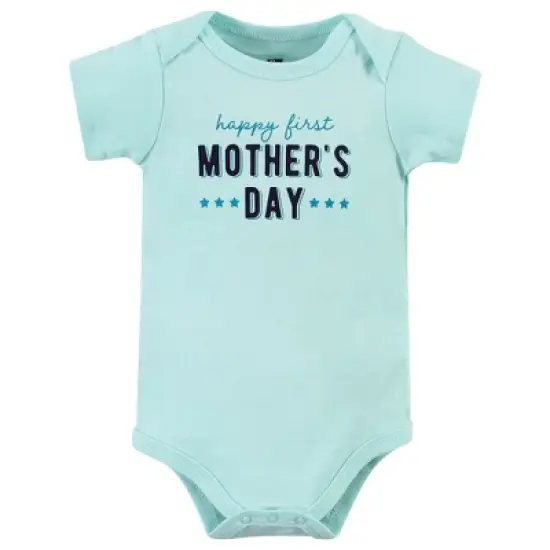 Hudson Baby Infant Boy Cotton Bodysuits, Boy Mothers Day image {2}